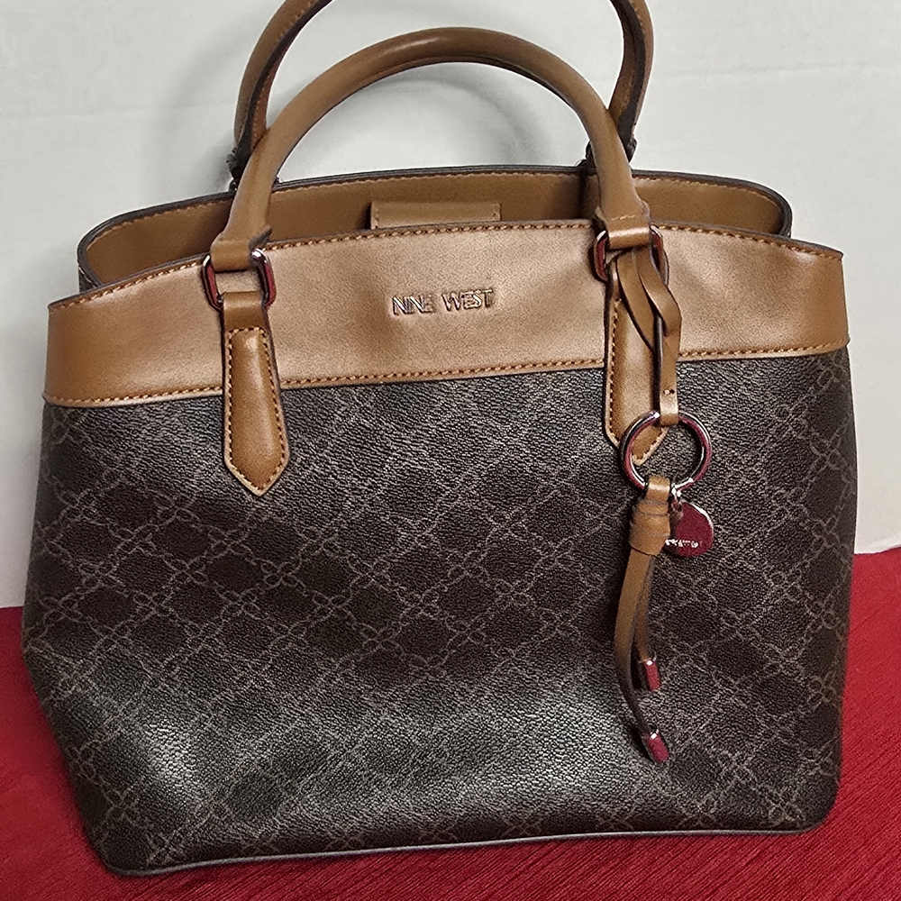 Nine West Brown and Tan Women's Handbag